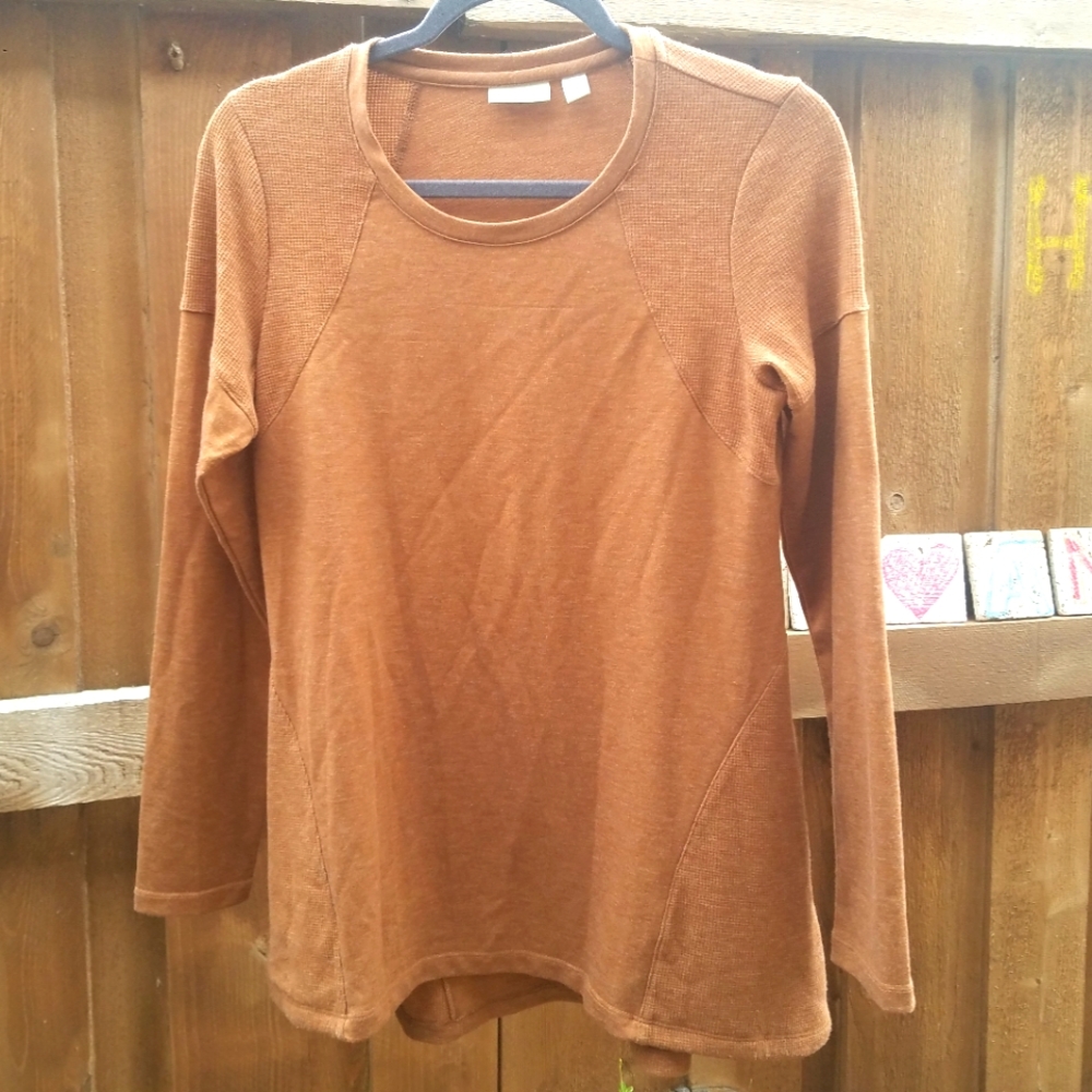 Logo Lounge Waffle Thermal Detail Long Sleeve XS